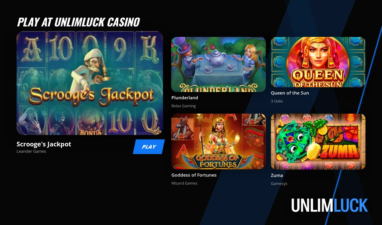 Pick five slots.